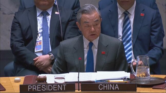 中国・王毅外相「ガザはパレスチナ人の故郷」 安保理閣僚級会合|TBS NEWS DIG