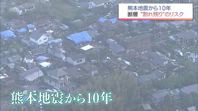 震度7を2回観測 熊本地震から10年 専門家が指摘する「割れ残り」のリスク|TBS NEWS DIG