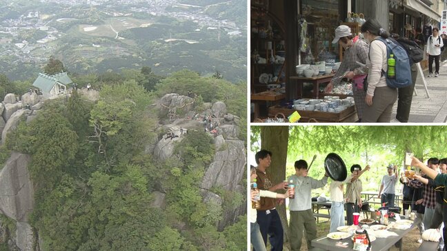 GW初日　福岡・佐賀でも行楽地にぎわう　有田陶器市や宝満山、BBQ　今年は安・近・短の傾向か|TBS NEWS DIG