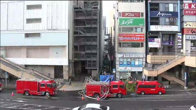 仙台駅前の建物火災　12時間半経って鎮火　|　宮城のニュース│tbc NEWS│tbc東北放送