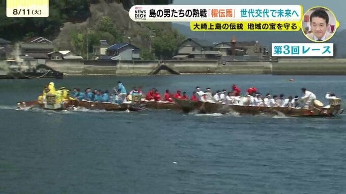 「神様もそろそろ世代交代と空の上から言っていたのか・・・」少子高齢化の島で伝統の櫂伝馬を若人へ引継ぐ　広島県・大崎上島|TBS NEWS DIG