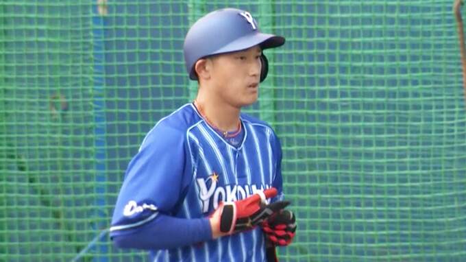 DeNAドラ1松尾汐恩 初実戦で2打数2安打3打点 技ありの打撃でプロの変化球にも対応 |TBS NEWS DIG