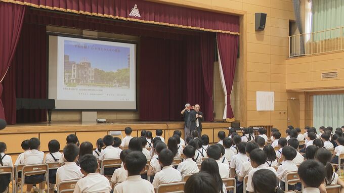 広島で被爆し「原爆の子」像のモデルとなった佐々木禎子さん通して児童が平和について学ぶ　山口県和木町|TBS NEWS DIG