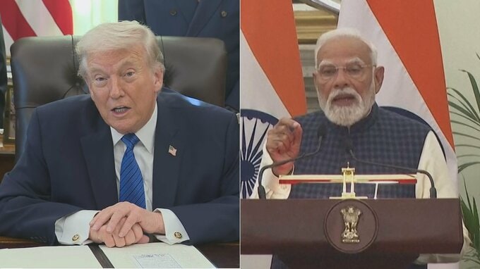 米・トランプ大統領　印・モディ首相と電話会談“新たな貿易協定で合意” 関税引き下げを表明　インドが「ロシア産原油の購入停止にも同意」