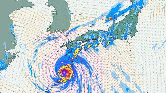 【台風情報】台風10号（サンサン）非常に強い勢力で奄美地方にかなり接近、線状降水帯の可能性　29日にかけ九州南部に非常に強い勢力で接近のおそれ　29日以降、西日本や東日本に接近する見込み　|　山梨のニュース | ＵＴＹテレビ山梨