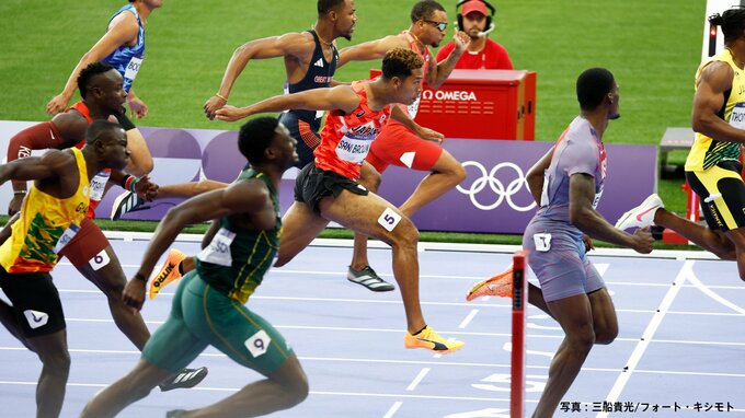 男子100ｍで9秒96をマークしても準決勝を突破できなかったサニブラウン 日本は世界から遠ざかっているのか？【パリ五輪陸上競技4日目】|TBS NEWS DIG