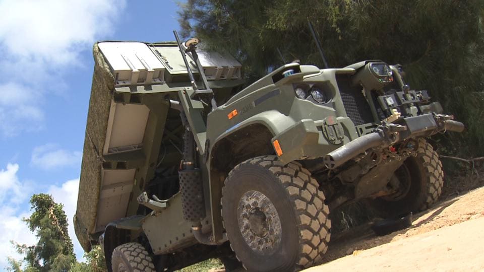 石垣島に展開された地対艦ミサイル 新型兵器「NMESIS」を米軍が