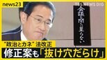 「条文にトラップ」自民修正案に維新が猛反発で総理出席の委員会が“異例”取りやめ…立民幹部「民主党政権でもここまでやったことない」【news23】|TBS NEWS DIG