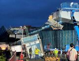 7人は橋脚上で作業中に巻き込まれたか 橋げた落下で9m下の道路に 8人死傷事故=静岡・清水区 | 静岡のニュース | SBSNEWS | 静岡放送