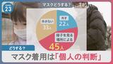マスク着用 政府は「個人の判断」方針 100人聞いた「外す」「外さない」「様子見」…最も多かった意見は?【news23】|TBS NEWS DIG