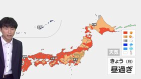 関東甲信は午前中晴れるも午後にわか雨の可能性　北日本は一日晴れ 東北でも夏日に　西日本はスッキリ晴れるところが多く初夏らしい暑さ|TBS NEWS DIG