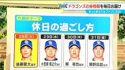休日は“パンツ一丁”で15分ゴロゴロ ドラゴンズ 後藤駿太選手（31）この