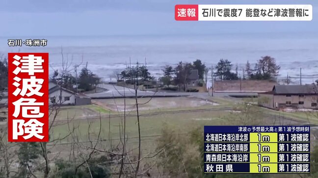 北海道～長崎県の広い範囲で津波観測　午後9時現在|TBS NEWS DIG