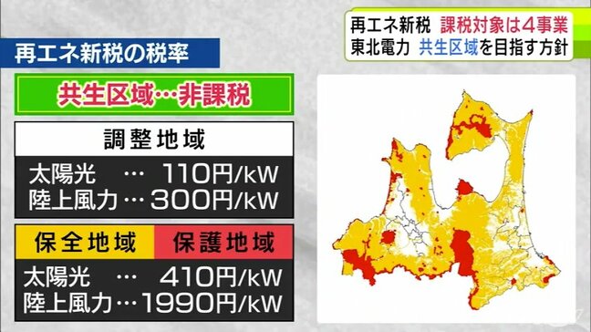青森県の「再生可能エネルギー共生税条例」　東北電力が参画する風力発電では現時点で4事業が課税対象「地元の理解をいただきながら共生区域にもっていきたい」|TBS NEWS DIG