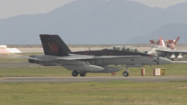 アメリカ軍岩国基地 4機のFA18が到着 ローテーション部隊の交代か|TBS NEWS DIG