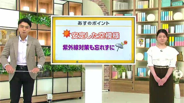 高知の天気　15日　安定した晴れ続く　山岸拓気象予報士が解説|TBS NEWS DIG