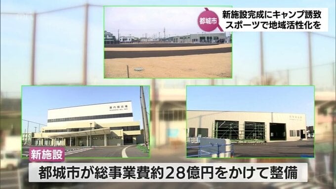 千葉ロッテ二軍が初のキャンプ　新施設にキャンプ誘致　スポーツの力で地域活性化を図る都城市の取り組み　|　MRTニュース ｜ ＭＲＴ宮崎放送