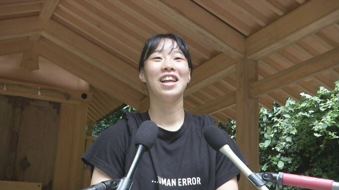 金メダリスト入江聖奈選手　カエルの神様に何願う？　|　BSSニュース | BSS山陰放送
