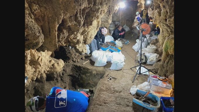 県内最古級　旧石器時代の炉跡を普天満宮洞穴遺跡で発見|TBS NEWS DIG