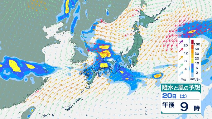 【気象情報】警報級の大雨のおそれ　20日（土）ごろに西日本　20日～21日は梅雨前線が東日本・西日本付近に停滞　沖縄・奄美地方は19日（金）と22日（月）は雨の降るところも【雨と風のシミュレーション画像掲載】気象庁|TBS NEWS DIG