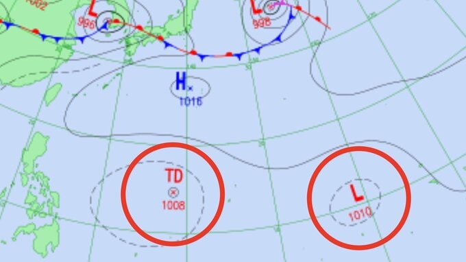 台風のたまご「熱帯低気圧」が気象庁の天気図に出現...日本への影響、今後の進路は？28日（日）までの雨風シミュレーション【新たな「台風情報」に注意】|TBS NEWS DIG