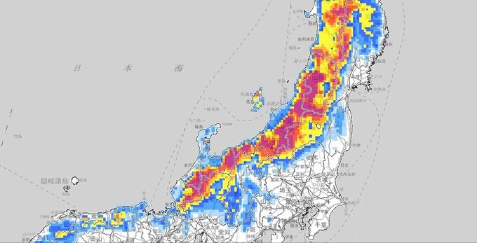 【大雪情報】大雪・吹雪のピークいつまで?　北海道から北陸では道路の通行止めや車の立ち往生など交通障害に警戒【雪と雨と風のシミュレーション】|TBS NEWS DIG