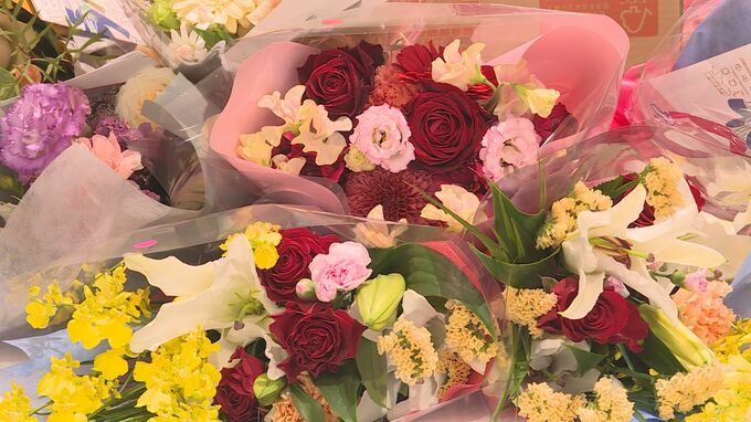 贈るのはチョコだけじゃない･･･花を贈る「フラワーバレンタイン」　山口・宇部　|　山口のニュース・天気・防災｜tys NEWS｜ｔｙｓテレビ山口