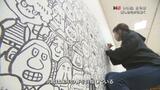 壁一面の似顔絵とキャラクター 楽しみながら描く…漫画家 森みちこ いいね!とやま 富山・南砺市 | 富山のニュース|天気・防災|チューリップテレビ