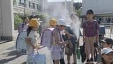 今季初の“猛暑日”の名古屋 小学校にはミストシャワーも こまめに“暑さ指数”を計測 午後には校庭に“赤旗”が…|TBS NEWS DIG