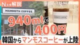 韓国発“巨大”がウリのカフェが人気!コーヒー×コミュニケーション文化が背景に【Nスタ解説】|TBS NEWS DIG
