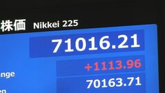 【速報】日経平均株価 一時1100円超の上昇 初の7万1000円| TBS CROSS DIG with Bloomberg