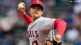 大谷翔平 苦しみながら今季初勝利、6四死球も6回111球の粘投で1失点、史上初となる投打でのピッチクロック違反も|TBS NEWS DIG