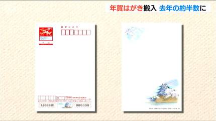 年賀はがきは形に残る思い」新潟市の郵便局で年賀はがきの搬入始まる