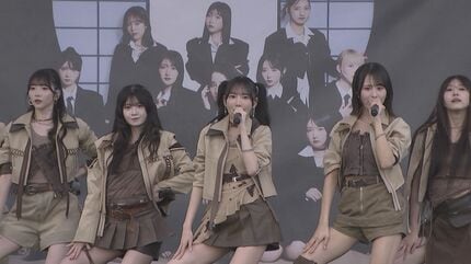 ≠ME（ノイミー）】 新曲『排他的ファイター』を海老名駅前で初