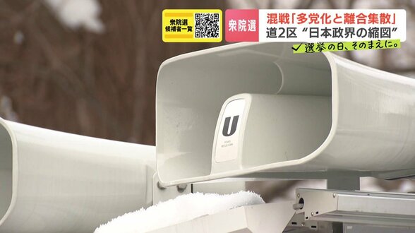 【衆議院選挙2026】多党化と離合集散で“混戦”日本政界の縮図《北海道2区》自民・高橋氏、維新・山崎氏、中道・松木氏、参政・中田氏、共産・平岡氏　|　北海道のニュース｜HBC北海道放送