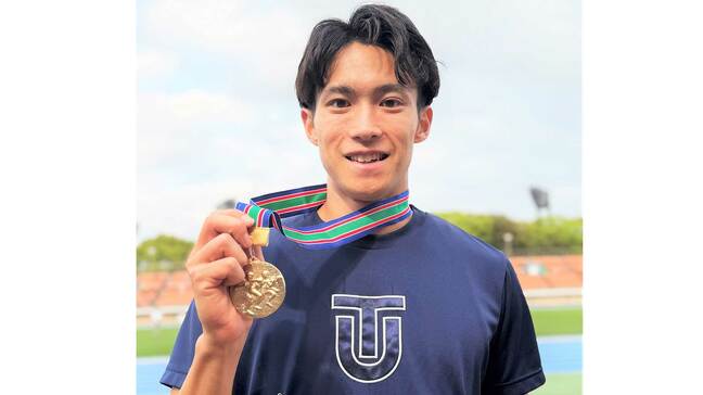 男子100mで東洋大3年・大石凌功が10秒19で優勝！栁田大輝は棄権、本命不在の混戦制す【日本学生個人選手権】|TBS NEWS DIG