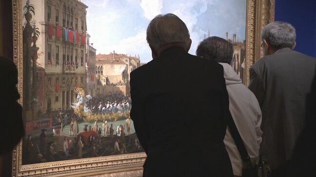 「旅しているような気持ちで楽しんで」山口県立美術館で「カナレットとヴェネツィアの輝き」展始まる|TBS NEWS DIG