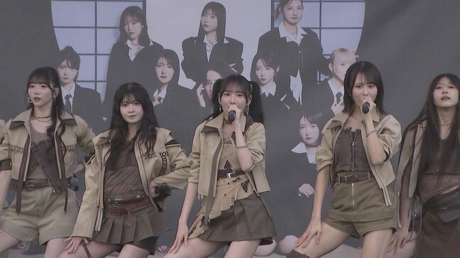 【 ≠ME(ノイミー)】 新曲『排他的ファイター』を海老名駅前で初パフォーマンス 鈴木瞳美「新たな私たちの魅力を皆さんにお届け」|TBS NEWS DIG