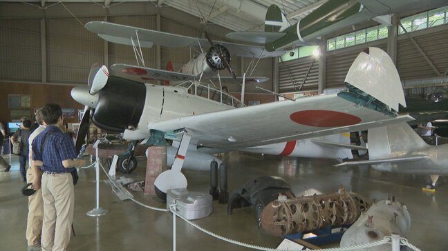 戦時中の戦闘機や偵察機など 約10機を復元展示 8月限定で今年も開館 山梨・河口湖飛行舘|TBS NEWS DIG
