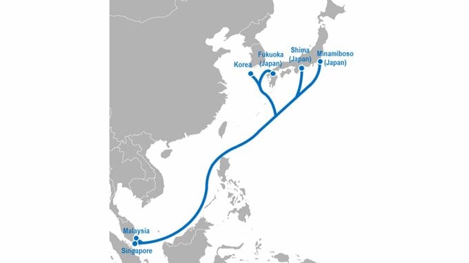 NTTデータなどが日本と東南アジアをつなぐ海底通信ケーブルを運営する新会社設立を発表 事業規模は1500億円