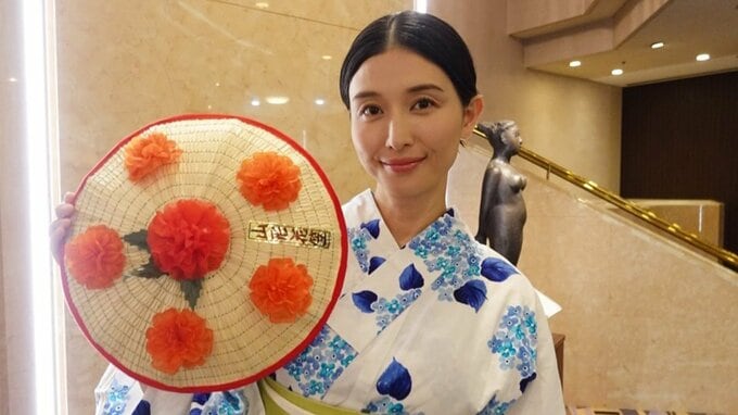 【 橋本マナミ 】 ゾロ目の「令和8年8月8日」に42歳誕生日を迎えたことを報告　地元・花笠祭りの艶やか浴衣姿も公開|TBS NEWS DIG