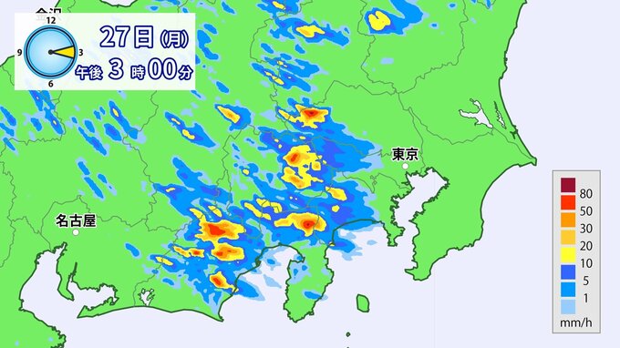 【ゲリラ雷雨】27日は東日本・西日本・北日本で落雷・突風・急な強い雨に注意|TBS NEWS DIG