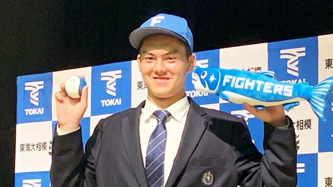 【ドラフト会議】日本ハム2巡目指名 東海大相模高・藤田琉生「将来は海を渡って海外に行きたい」|TBS NEWS DIG
