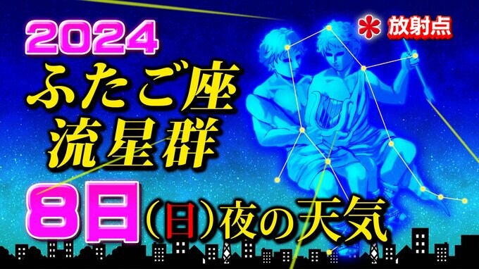 【ふたご座流星群】８日（日）夜の天気　見やすい時間帯は？【観察＆撮影のポイント／スマホで流星を撮るには】2024　|　鹿児島のニュース｜MBC NEWS｜南日本放送