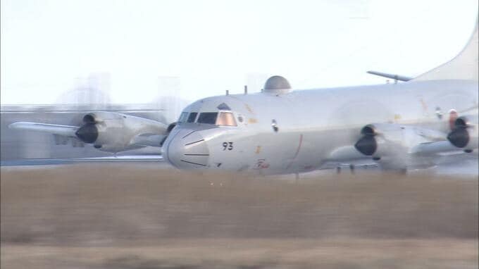 P－3C哨戒機飛び立つ　海上自衛隊八戸航空基地第2航空群で２０２４年初訓練が実施|TBS NEWS DIG