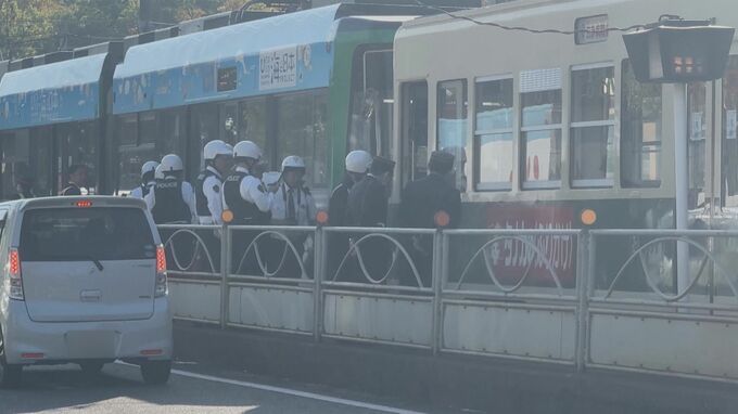 広島電鉄　西観音町駅付近で路面電車同士が衝突　１人が軽いけが　|　RCC NEWS | 広島ニュース | RCC中国放送