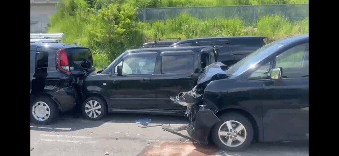 【速報】車５台が関係する玉突き事故　男女５人搬送　青森県青森市・国道７号青森環状道路|TBS NEWS DIG