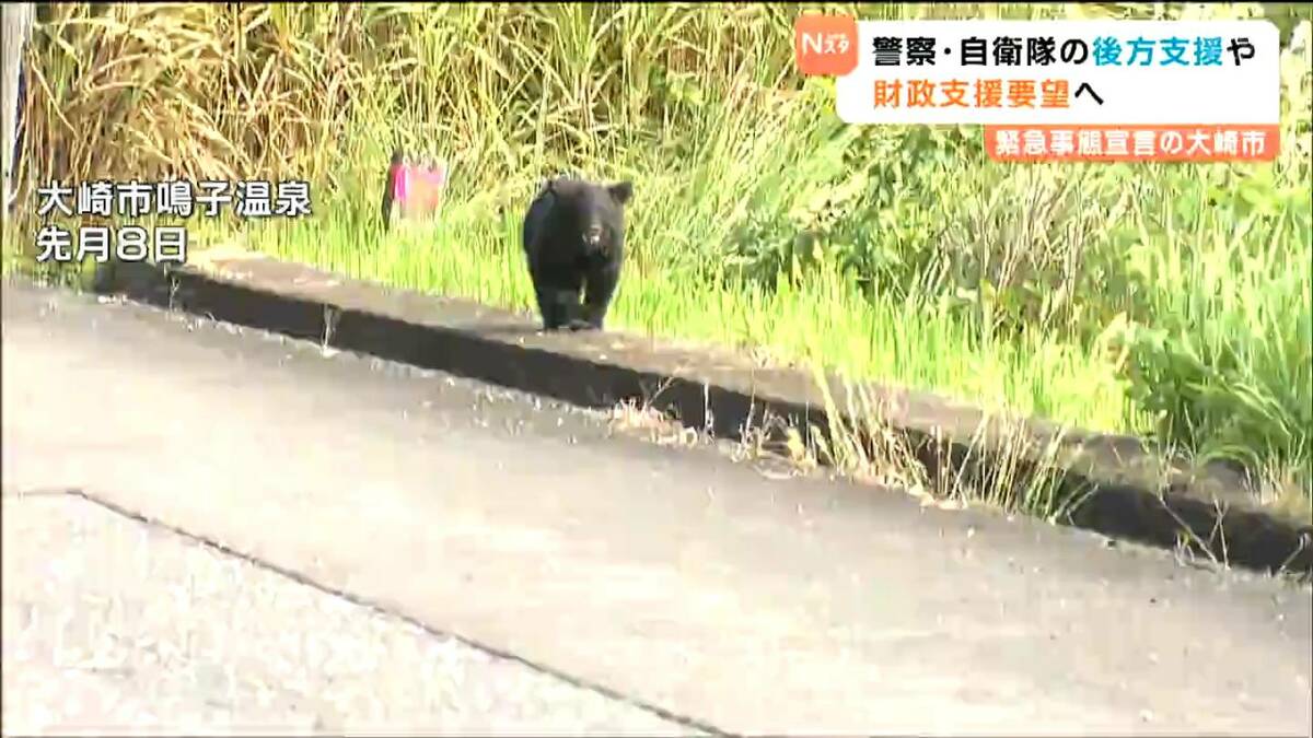 国にクマ対策の支援など求める要望書提出へ 10月には鳴子温泉地区で