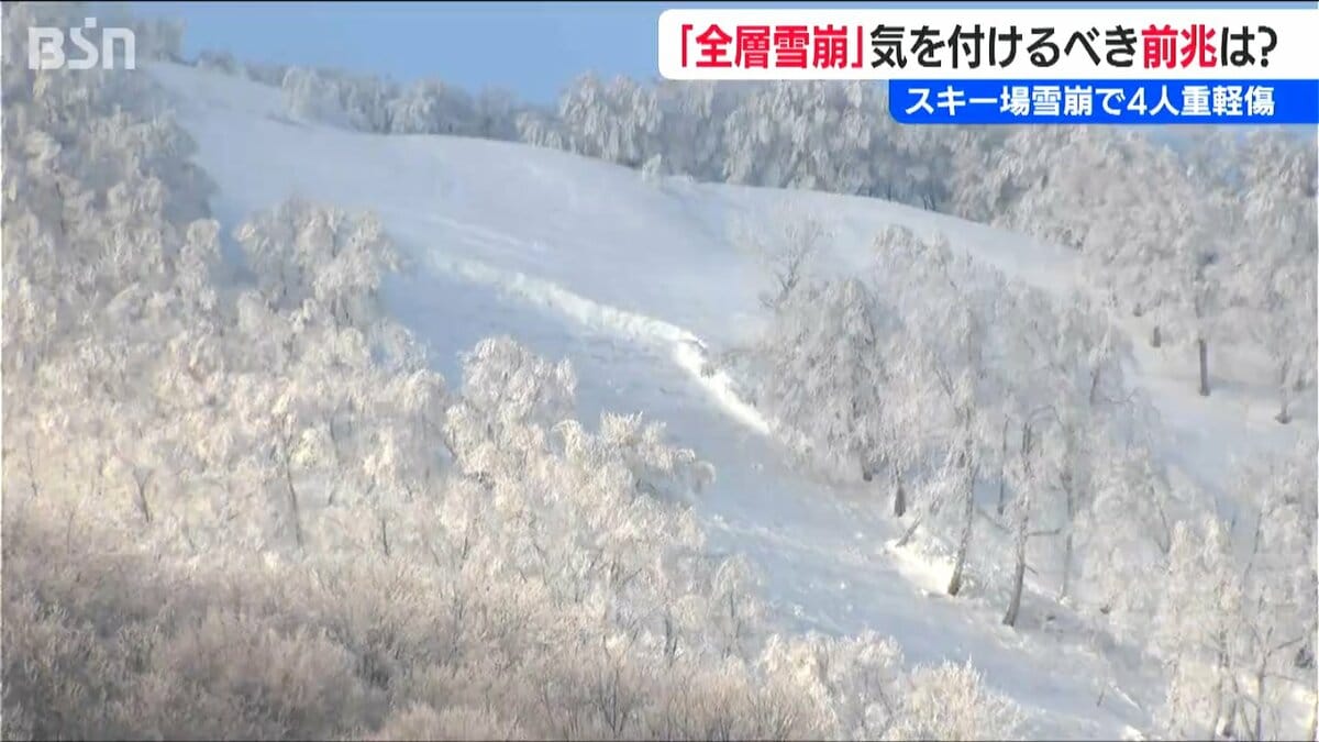 サムネイル_斑尾高原スキー場の雪崩「予兆がなく突然発生した非常に珍しいケース」　全層雪崩への注意点は