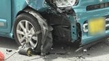 【詳報】「2回。ドンドンと音がした」右の前方部が破損した車 金属製の柵も折れ曲がる… 軽乗用車が住宅の塀に衝突 車に乗っていた71歳の男性が意識不明の状態で病院搬送 青森県弘前市|TBS NEWS DIG
